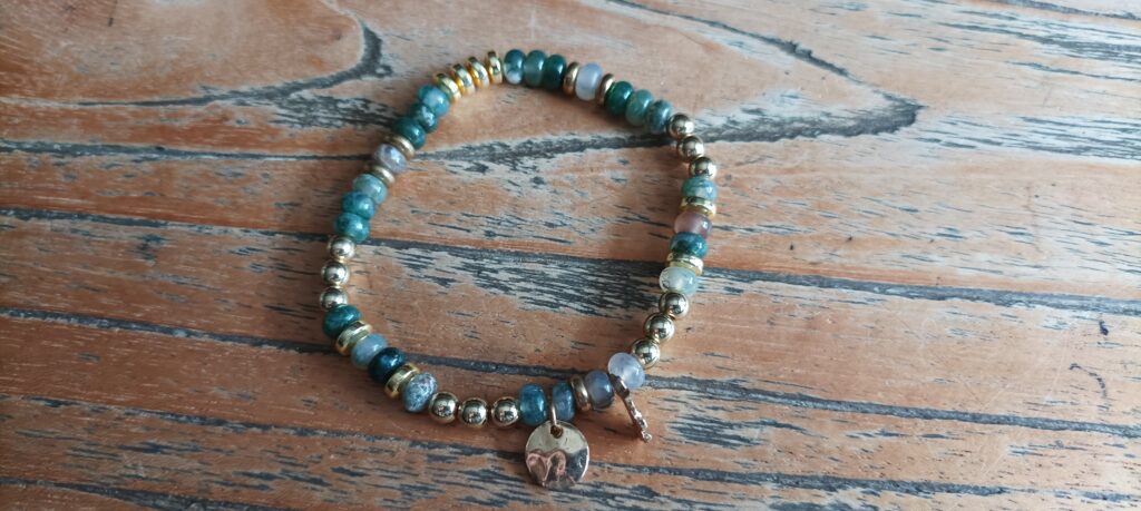 Mosagaat Armband met bedels (VRAB-0002)