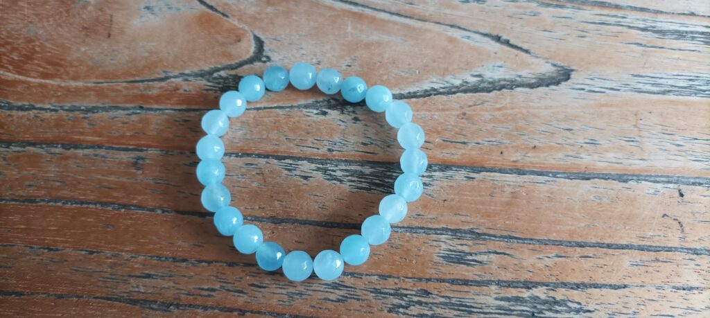 Jade Gefacetteerd (Powder Blue) Armband (VRAB-0020)